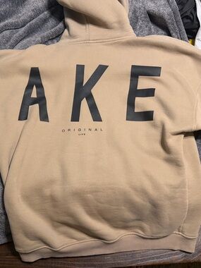 Original Life Men's Beige Hoodie Sweater